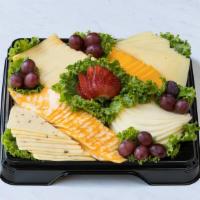 Sliced Cheese Tray · A wide selection of cheeses to compliment any party: Primo Taglio cheddar, muenster, provolo...