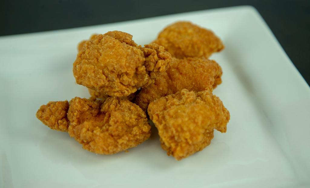 Boneless Wings · Dipped in your choice of wing sauces.