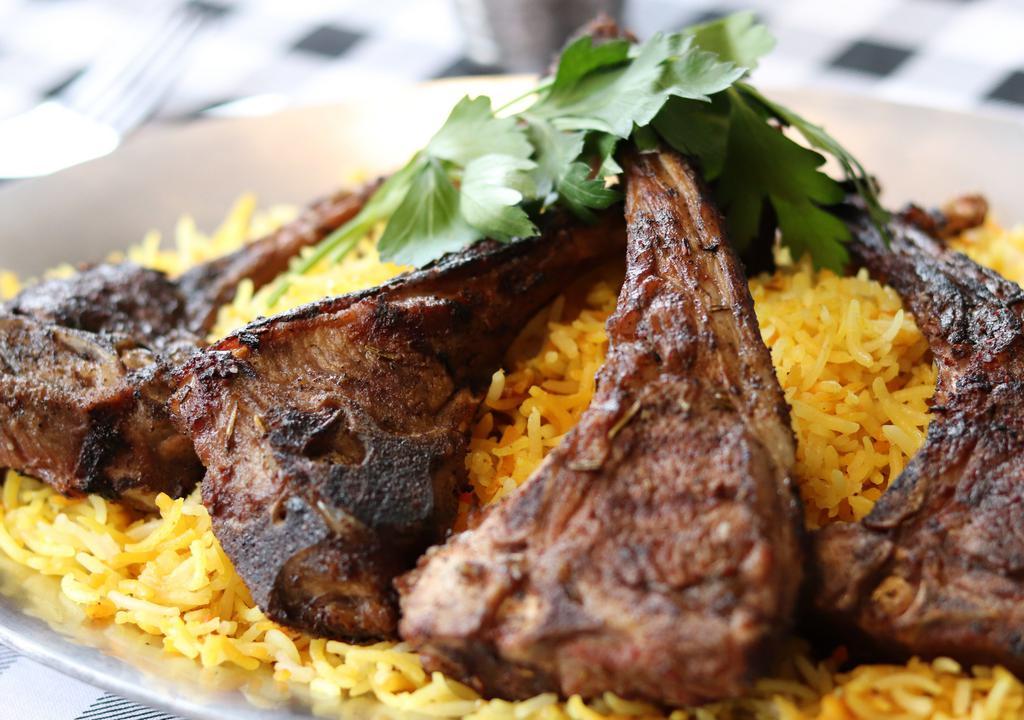 Lamb Chops · Grilled baby lamb chops, seasoned and cooked to the way you like.