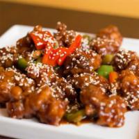 Sesame Chicken · Hot and spicy. poultry.