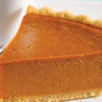 Classic Pumpkin Pie Slice · An award-winning and traditional treat made with real pumpkin custard spiced to perfection w...