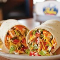 Buffalo Chicken Wrap · Spicy buffalo sauce with diced chicken breast, the tomatoes shredded cheddar cheese and ranc...