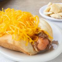 Cheese Coney · Skyline's classic Cheese Coney is a specially-made hot dog in a steamed bun, with mustard, c...