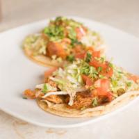 Tacos - Chicken (Pollo) · lettuce, tomatoes, onions and cilantro