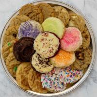 Large Party Tray · A party tray with 4.5 lbs. of cookies.