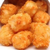 Tots Dusted With Old Bay Spices · Our take on an old favorite.  Potato tots dusted with Old Bay seasoning.