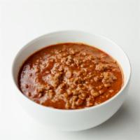 Chunky Beef Chili · 6 oz. side serving