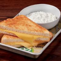 Grilled Cheese · 690-770 cal. made with government cheese.  Add Bacon for an additional charge.