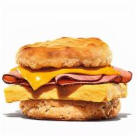 Ham, Egg & Cheese Biscuit · 