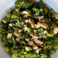 Vietnamese Brussel Sprouts · Chili Lime Sauce, Cashews