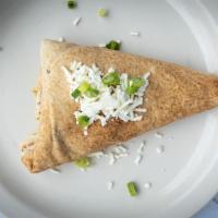 Fatayer Plate · Vegetarian. A zesty combination of spinach, onions, and feta folded into a pita pie and topp...