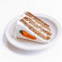 Carrot Cake · Contains Nuts.
