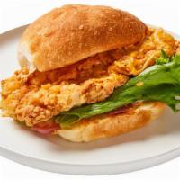 Crispy Chicken Sandwich · Crispy Chicken sandwich with cheese, mayo, lettuce