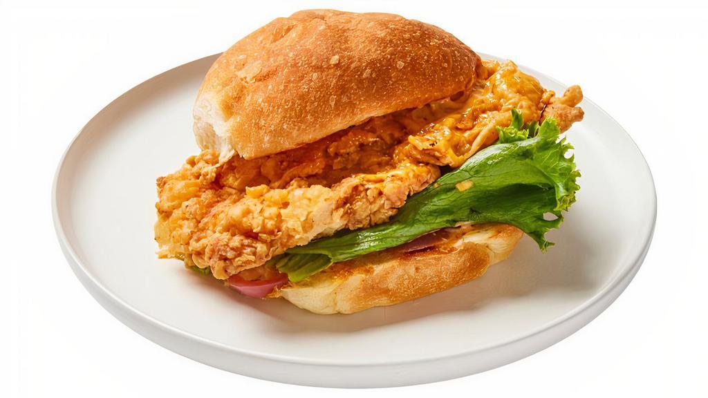 Crispy Chicken Sandwich · Crispy Chicken sandwich with cheese, mayo, lettuce