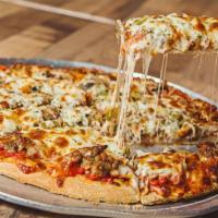 Large Combination Pizza · Sausage, Mushroom, Green Pepper