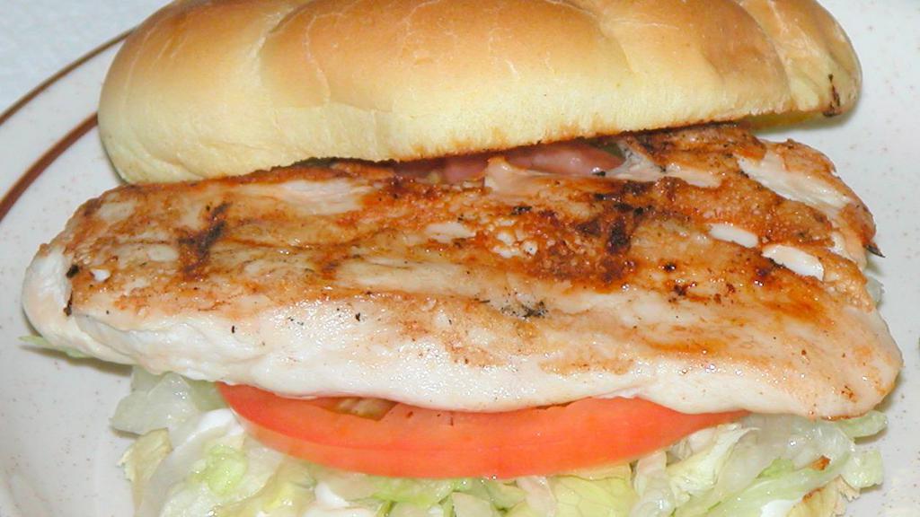 Grilled Chicken · Boneless chicken breast.  Choose your favorite toppings.