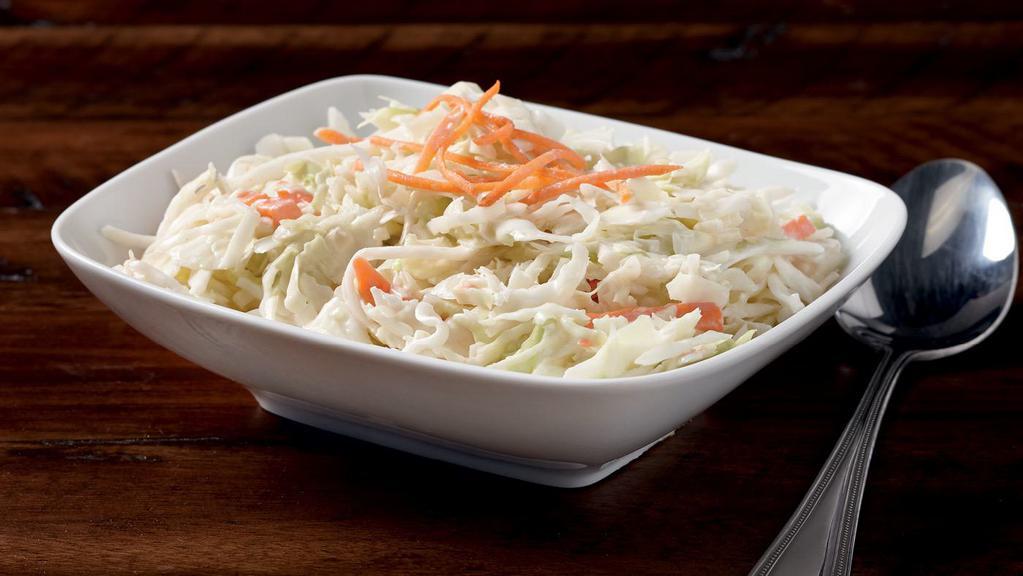 Coleslaw · Garden fresh cabbage and shredded carrots blended with a sweet and creamy dressing. 170 cal. per 1/2 cup