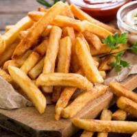 Regular Fries · Deep-fried golden crunchy fries.
