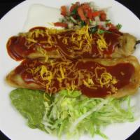 Chile Relleno · two peppers stuffed with withe Monterrey chesse