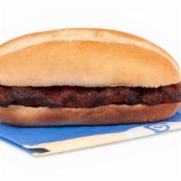 Rib Sandwich · A boneless barbeque pork rib sandwich