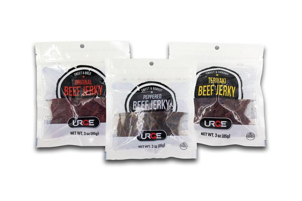 Urge Jerky · Choose from a variety of Urge Jerky flavors