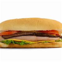 Sub Deli Combo Large · Ham, Roast Beef, Turkey and Cheddar Cheese on a French Roll