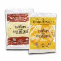 Kitchen Cravings Kwikwich  · Choose between Colby and Pepper Jack