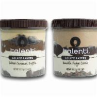 Talenti Gelato · Choose between Vanilla Fudge and Salted Caramel