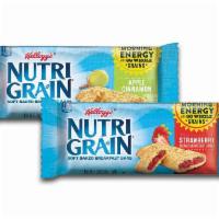 Nutri Grain Bar · Choose between Apple Cinnamon and Strawberry