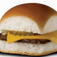 Cheese Slider Cal 170-180 · Our Original Sliders, made with 100% beef, steamed grilled on a bed of onions and topped wit...