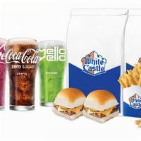 Family Crave Meal 4720 - 6400 · 20 Cheese Sliders, 4 small French Fries, and 4 small soft drinks. Choose American, jalapeno,...
