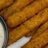 Breaded Zucchini · BP breaded zucchini are a half pound of zucchini cut into sticks, lightly breaded, fried to ...