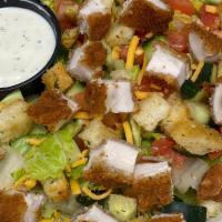 Chicken Salad · BP Chicken Salad is your choice of juicy grilled chicken breast or crispy fried chicken brea...