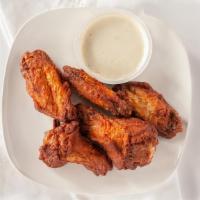 Traditional Wings (25 Pieces) · Served with your choice of Blue cheese or ranch.