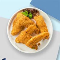 Cluck Strip Joint  · Chicken strips breaded and fried until golden brown. Served with your choice of dipping sauce.
