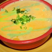 Roasted Corn Chowder - Cup · Sweet corn, fresh vegetables, white wine and touch of cream.