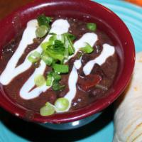 Black Bean Soup - Cup · Rich, flavorful and bold. Slow roasted vegetables and hearty black beans.