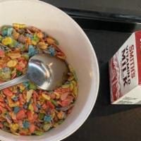 Skool Daze · Cereal: Fruity Pebbles.