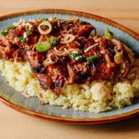 Chicken And Rice: Com Ga By Haisous · By HaiSous. Five spice roasted chicken thighs and fragrant jasmine rice with lemongrass, gin...