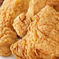1/2 Chicken (4 Pcs) · 1 Breast, 1 Wing, 1 Leg, 1 Thigh, biscuit and your choice of side.