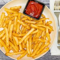 Fries · Extra Crispy Breaded Fries, Choice of Sauce to Dip!