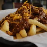 Chili Fries · Served with chili and shredded cheddar
