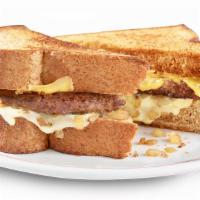 Patty Melt Combo · Ground beef patty with American and Swiss cheeses, . caramelized onions, grilled on whole wh...