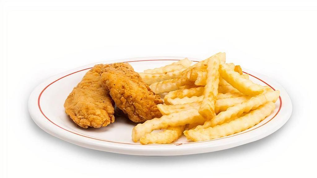 Chicken Tenders & Fries · Chicken Tenders & Fries. Includes a choice of Mini Soft Drink or Small Milk.