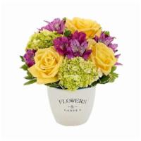 Flowers & Garden Bouquet · Floral beauty, personified. This spectacular presentation of stunning blooms features yellow...