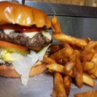 All American Burger · 1/2 Pound Fresh Ground Beef Cheeseburger!