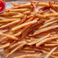 French Fries · Huge Portion of Fries! Plain, Salted, or Seasoned! Add Nacho Cheese & Bacon Chunks for an ad...