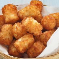 Tater Tots · Huge Portion of Fries! Plain, Salted, or Seasoned! Add Nacho Cheese & Bacon Chunks for an ad...