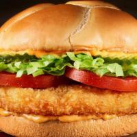 Classic Mother Cruncher® · NEW Classic Mother Cruncher® chicken sandwich - made with an all-white meat chicken breast t...