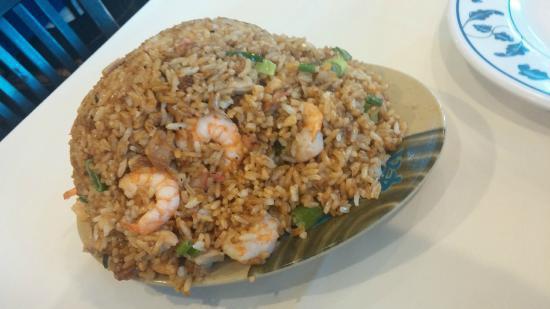 Shrimp Fried Rice · served with grilled chicken and a side house salad